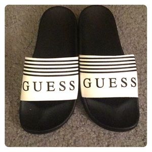 Guess slip on sandals